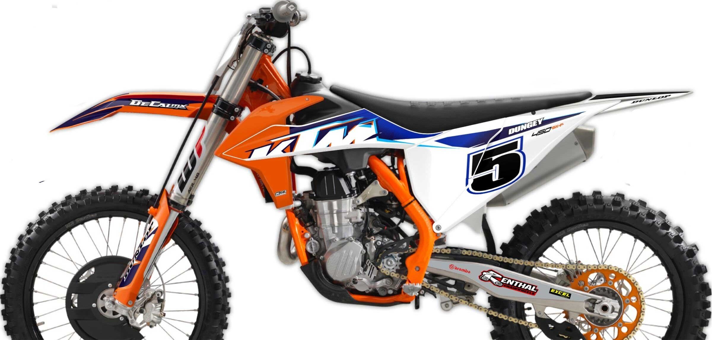 Semi Custom Complete Graphics Kit KTM SXF450 2022 OEM Series