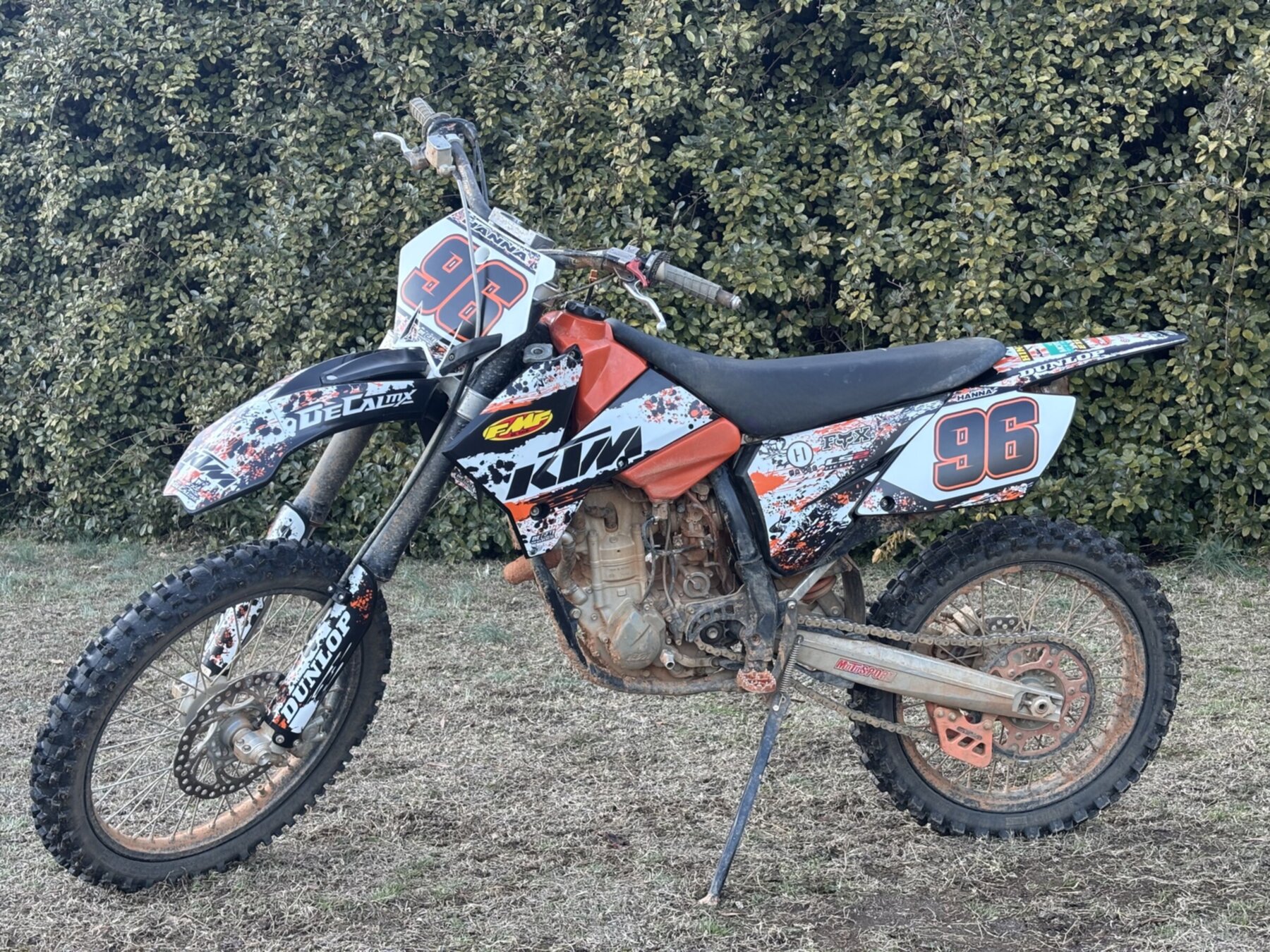 2006 KTM SXF250 Ready Made Complete Graphics Kit T-5 Series number 96