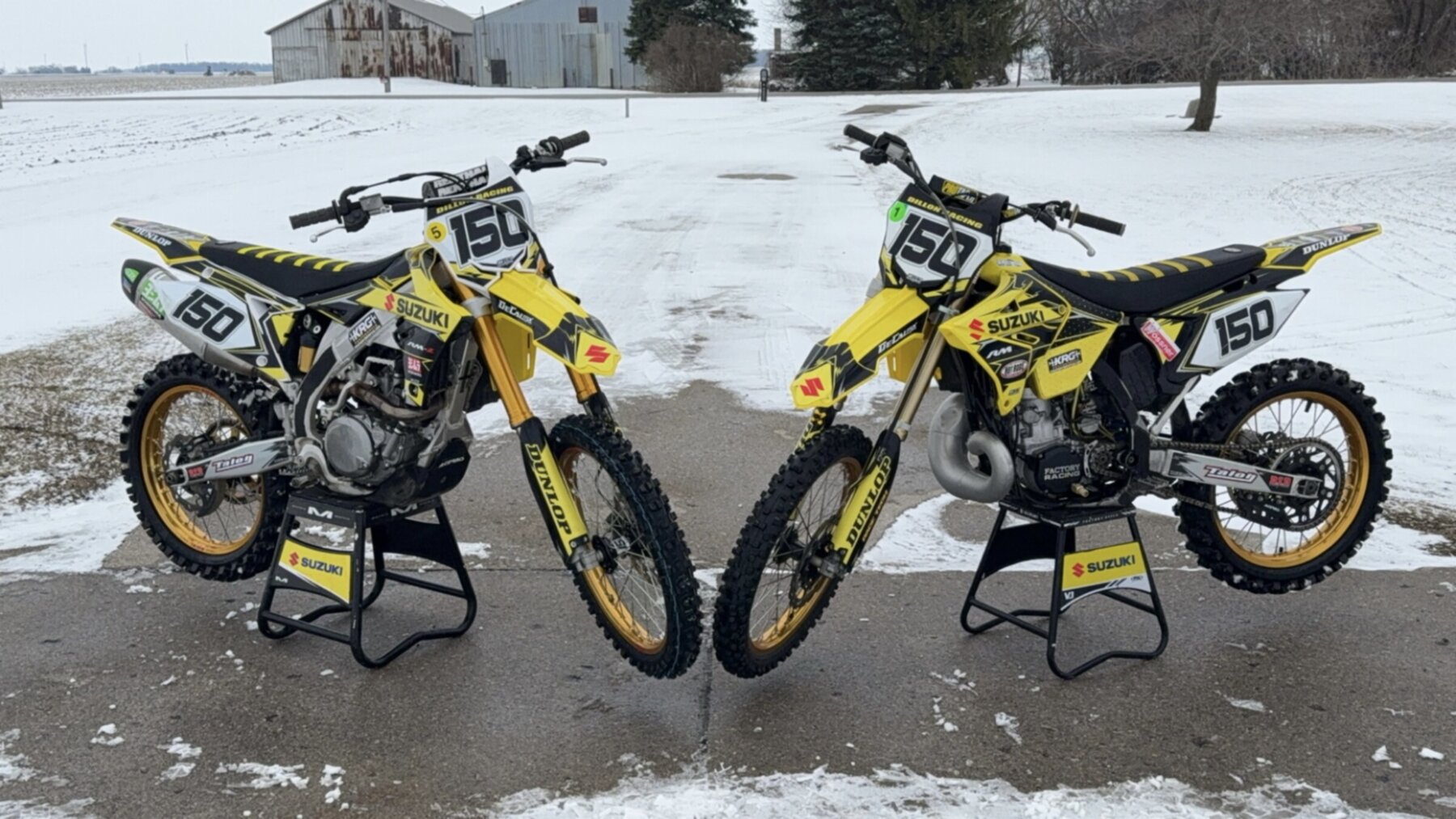 2020 Suzuki RMZ450 Ready Made Complete Graphics Kit T-15 Series number 150