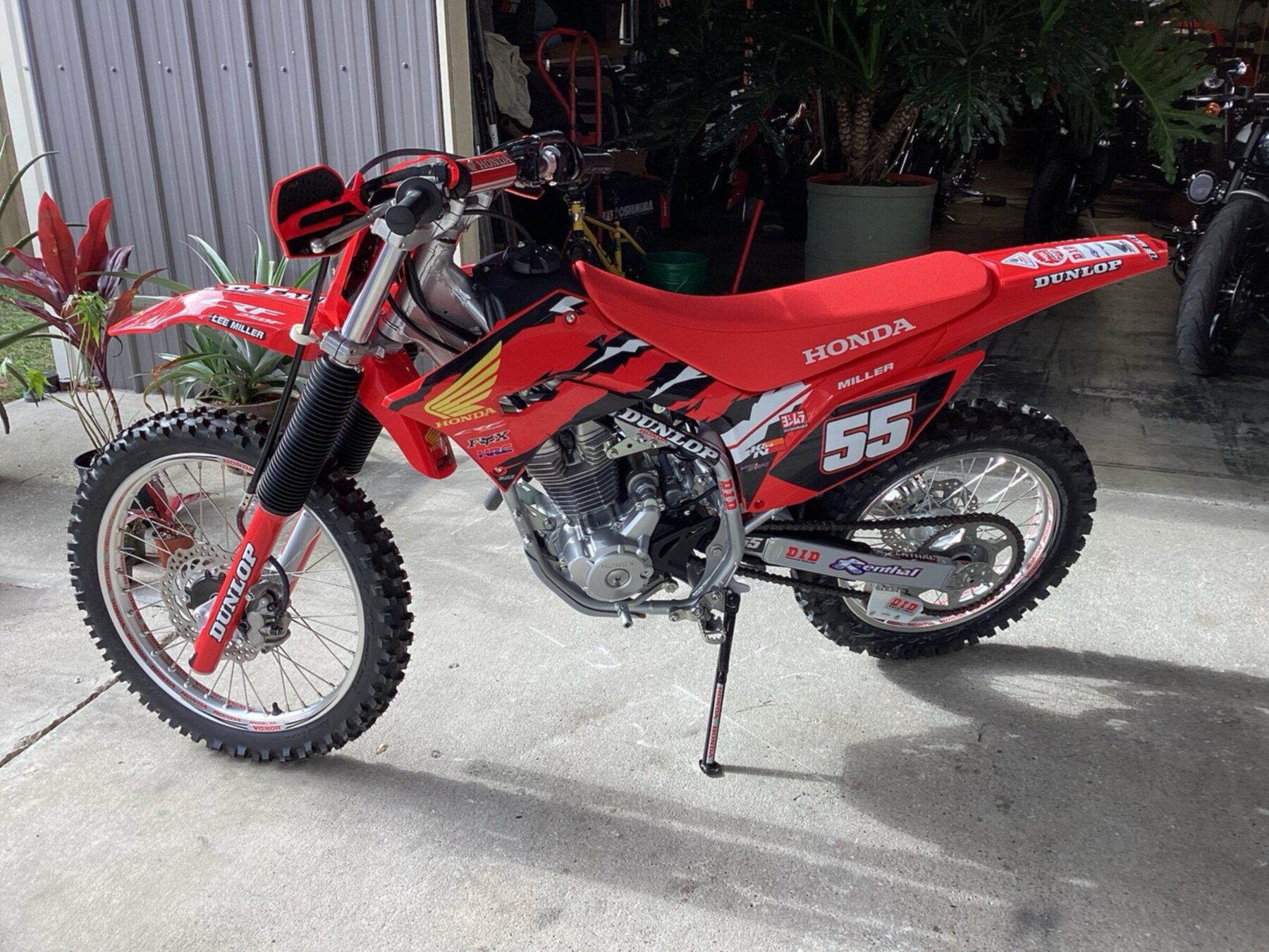 2025 Honda CRF250F (Offroad/Trail) Ready Made Complete Graphics Kit Collect Design number 55