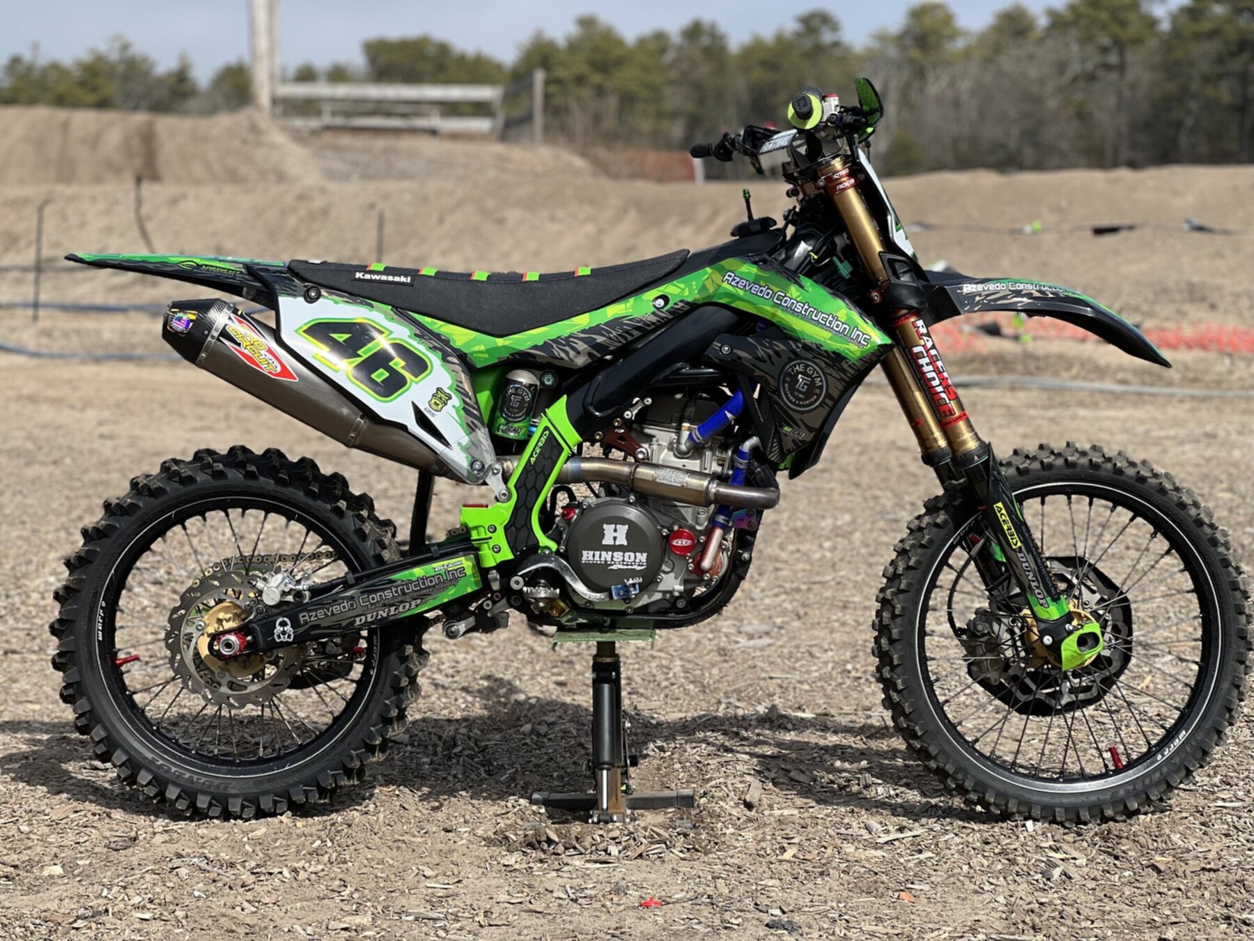 2022 Kawasaki KX450SR Semi Custom Complete Graphics Kit T-10 Series number 46