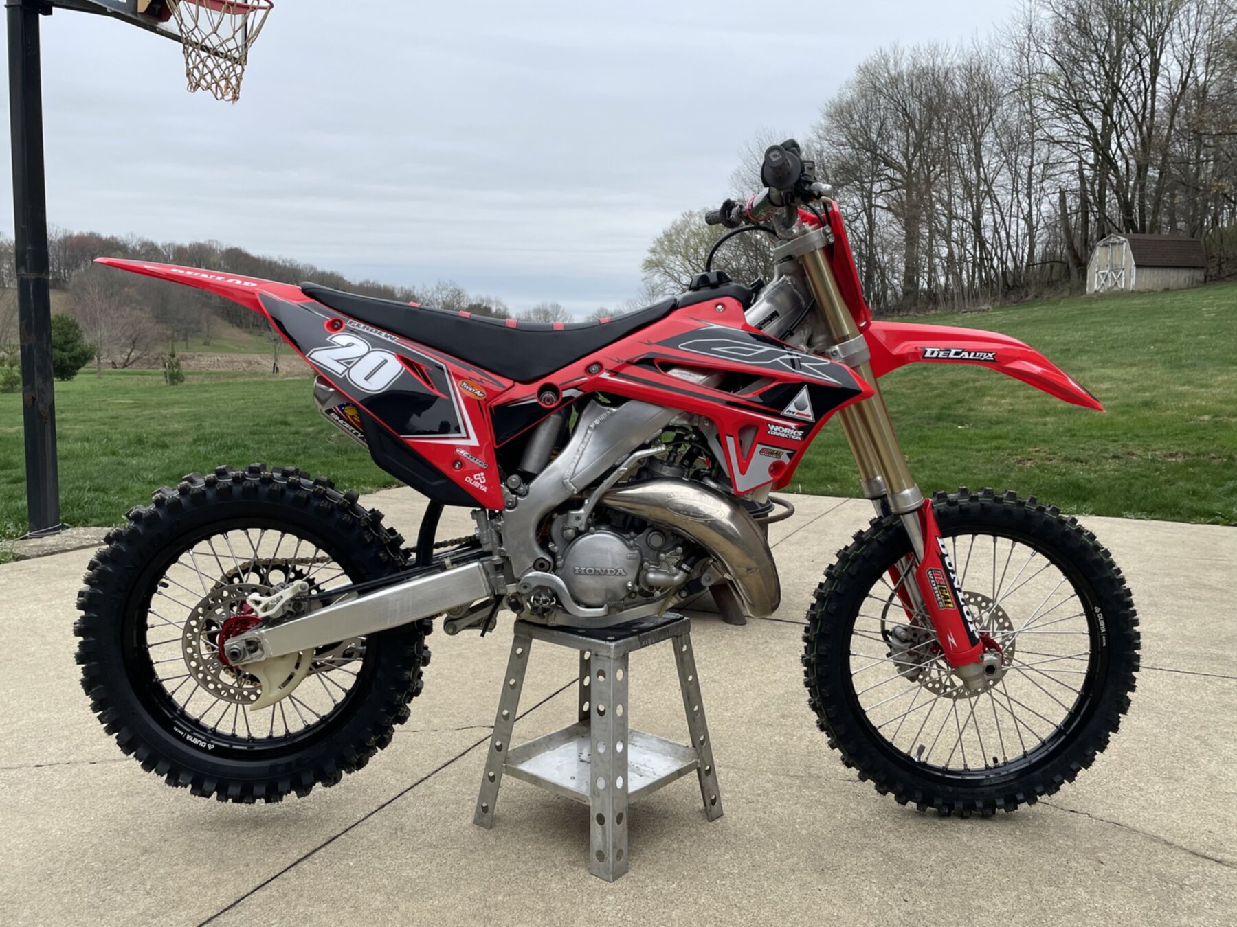 2005 Honda CR125 (2 Stroke) Semi Custom Complete Graphics Kit T-15 Series number 20