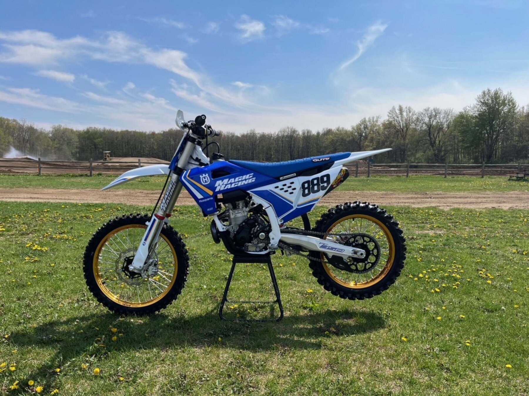 2025 Husqvarna FC350 Heritage Semi Custom Rad Graphics Kit Custom Design number-not-specified