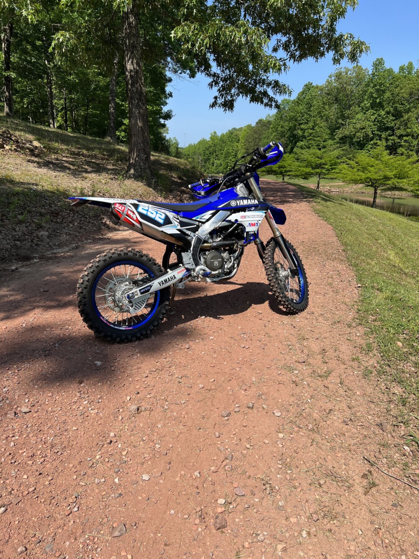 2021 Yamaha WR250F Semi Custom Complete Graphics Kit T-15 Series number 252