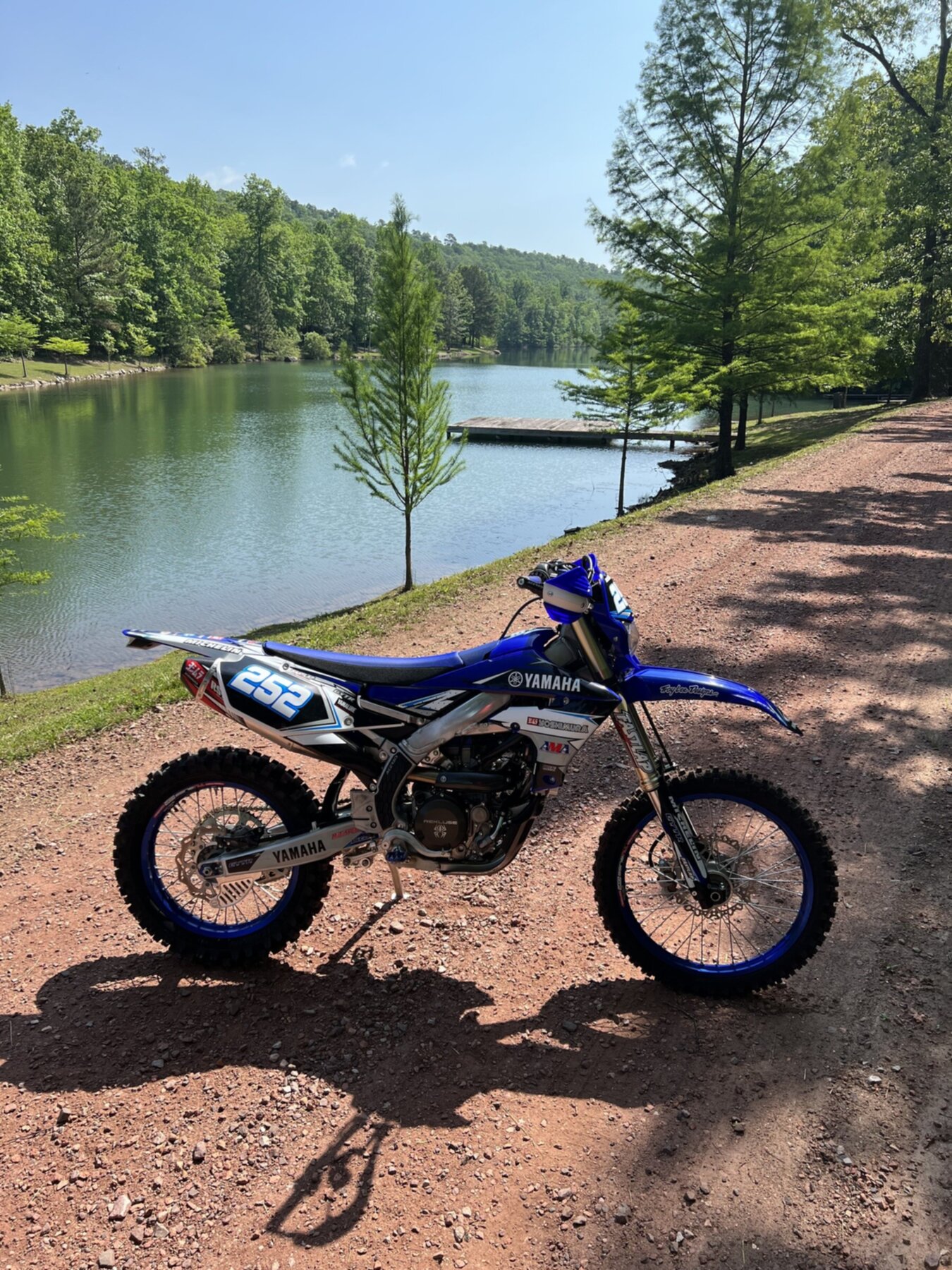 2021 Yamaha WR250F Semi Custom Complete Graphics Kit T-15 Series number 252