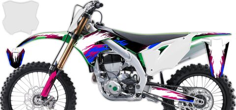 Semi Custom Full Graphics Kit Kawasaki KX450F 2019 T-8 Series