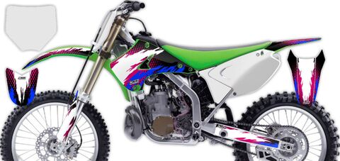 Semi Custom Full Graphics Kit Kawasaki KX250 (2 Stroke) 2003 T-8 Series