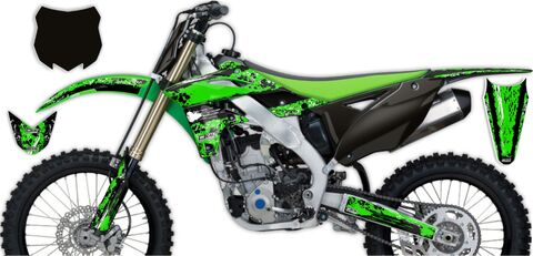 Semi Custom Full Graphics Kit Kawasaki KX250F 2013 T-5 Series