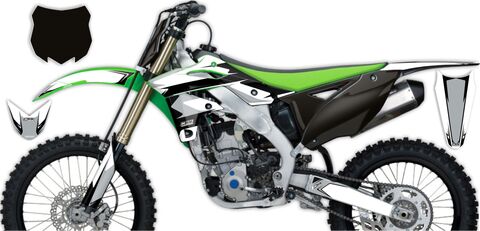Semi Custom Full Graphics Kit Kawasaki KX250F 2013 T-4 Series
