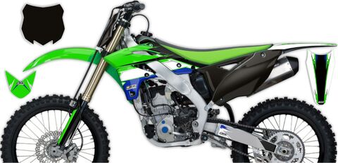 Semi Custom Full Graphics Kit Kawasaki KX250F 2013 T-15 Series