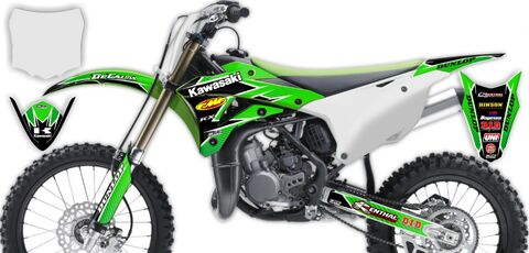Ready Made Full Graphics Kit Kawasaki KX85 (2 Stroke) 2014 T-11 Series