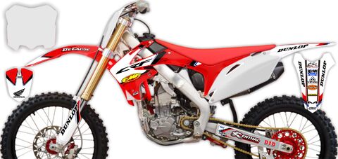 Ready Made Full Graphics Kit Honda CRF450R 2009 T-17 Series