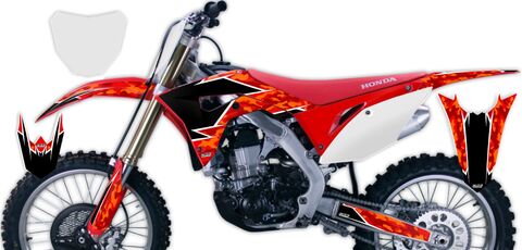 Semi Custom Full Graphics Kit Honda CRF450R 2017 Traditional Camo Series