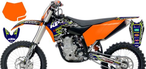 Ready Made Full Graphics Kit KTM SXF450 2007 Traditional Camo Series
