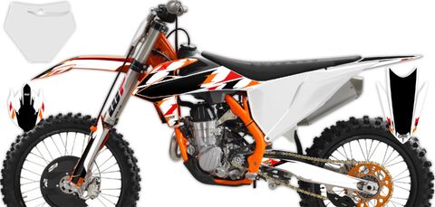 Semi Custom Full Graphics Kit KTM SXF450 2019 T-6 Series