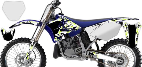 Semi Custom Full Graphics Kit Yamaha YZ250 (2 Stroke) 2002 Digital Camo Series