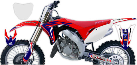 Ready Made Full Graphics Kit 2002 Honda CR125 (2 Stroke) [Polisport Restyled Plastic Kit] Honda Factory Series 18