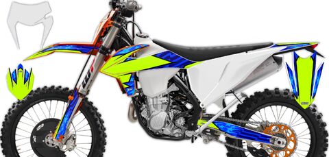 Semi Custom Full Graphics Kit 2020 KTM EXC250F Stars And Stripes