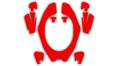 Neck Brace DeCals - Solids