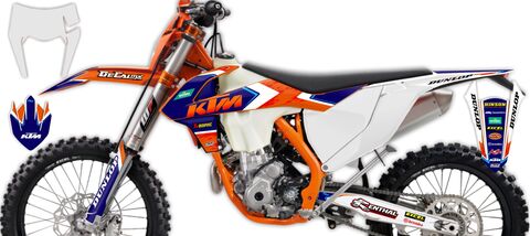 Ready Made Full Graphics Kit 2017 KTM EXC250F T-17 Series