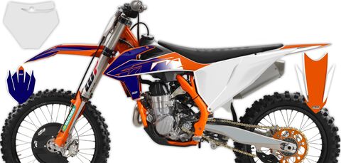 Semi Custom Full Graphics Kit KTM SXF450 2019 Factory Series 21