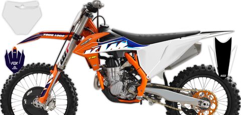 Semi Custom Full Graphics Kit KTM SXF450 2019 KTM OEM Series 22