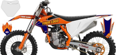 Semi Custom Full Graphics Kit KTM SXF450 2019 T-18 Series