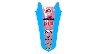 Rear Fender decal for KTM SXF dirt bike