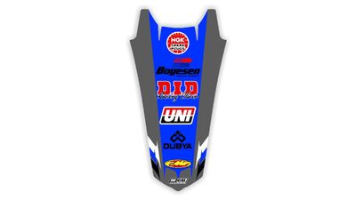 Rear Fender decal for KTM SX dirt bike