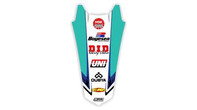 Rear Fender decal for Suzuki RMZ dirt bike