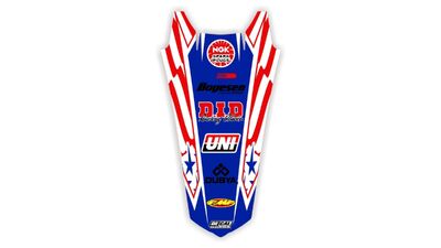 Rear Fender decal for Sherco SE dirt bike