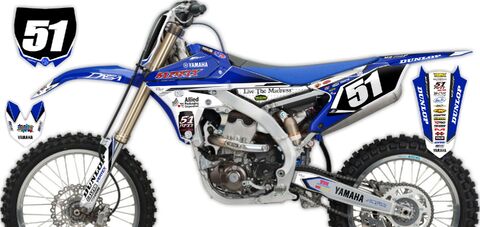 Ready Made Complete Graphics Kit Yamaha YZF450 2013 51 Fifty Energy