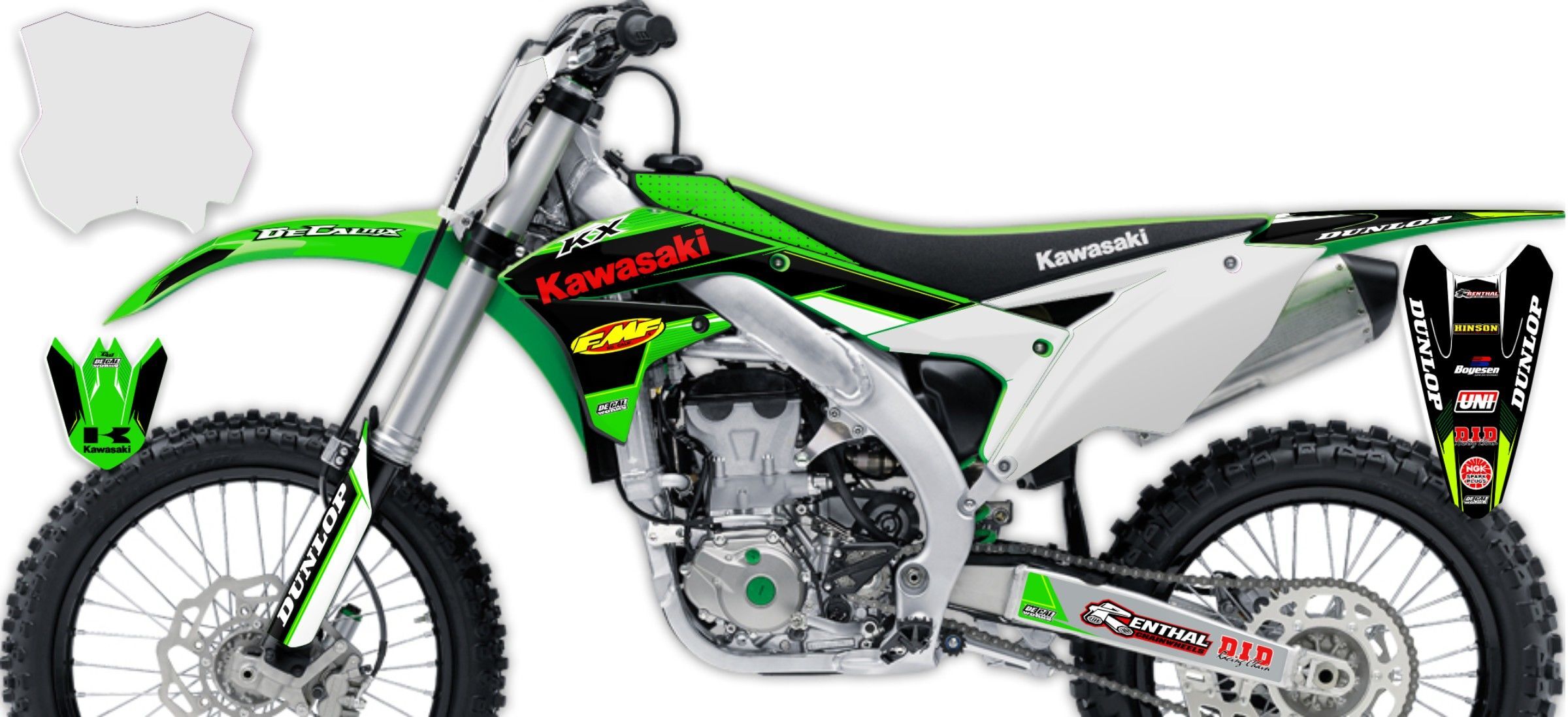 Ready Made Full Graphics Kit Kawasaki KX450F 2016 T-16 Series