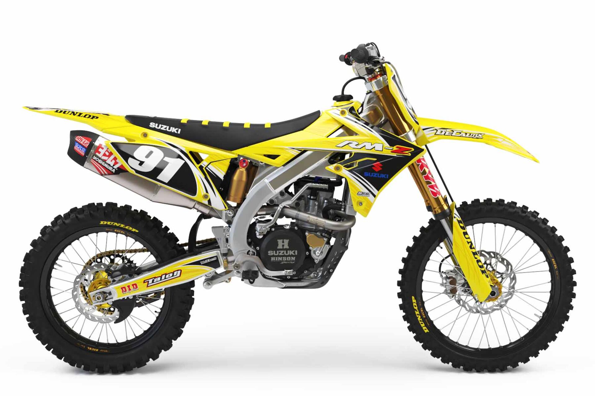 Ready Made Complete Graphics Kit Suzuki RM85 (2 Stroke) 2002 T-9 Series