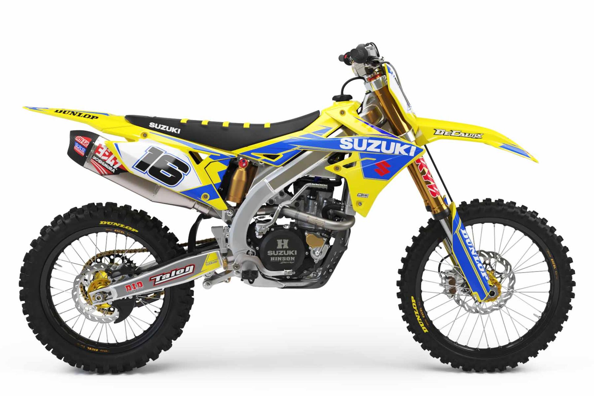Number Plate Graphics Kit with Airbox Suzuki RM85 (2 Stroke) 2002 T-16 Series