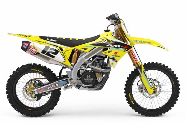 Ready Made Complete Graphics Kit Suzuki RM125 (2 Stroke) 2001 T-12 Series