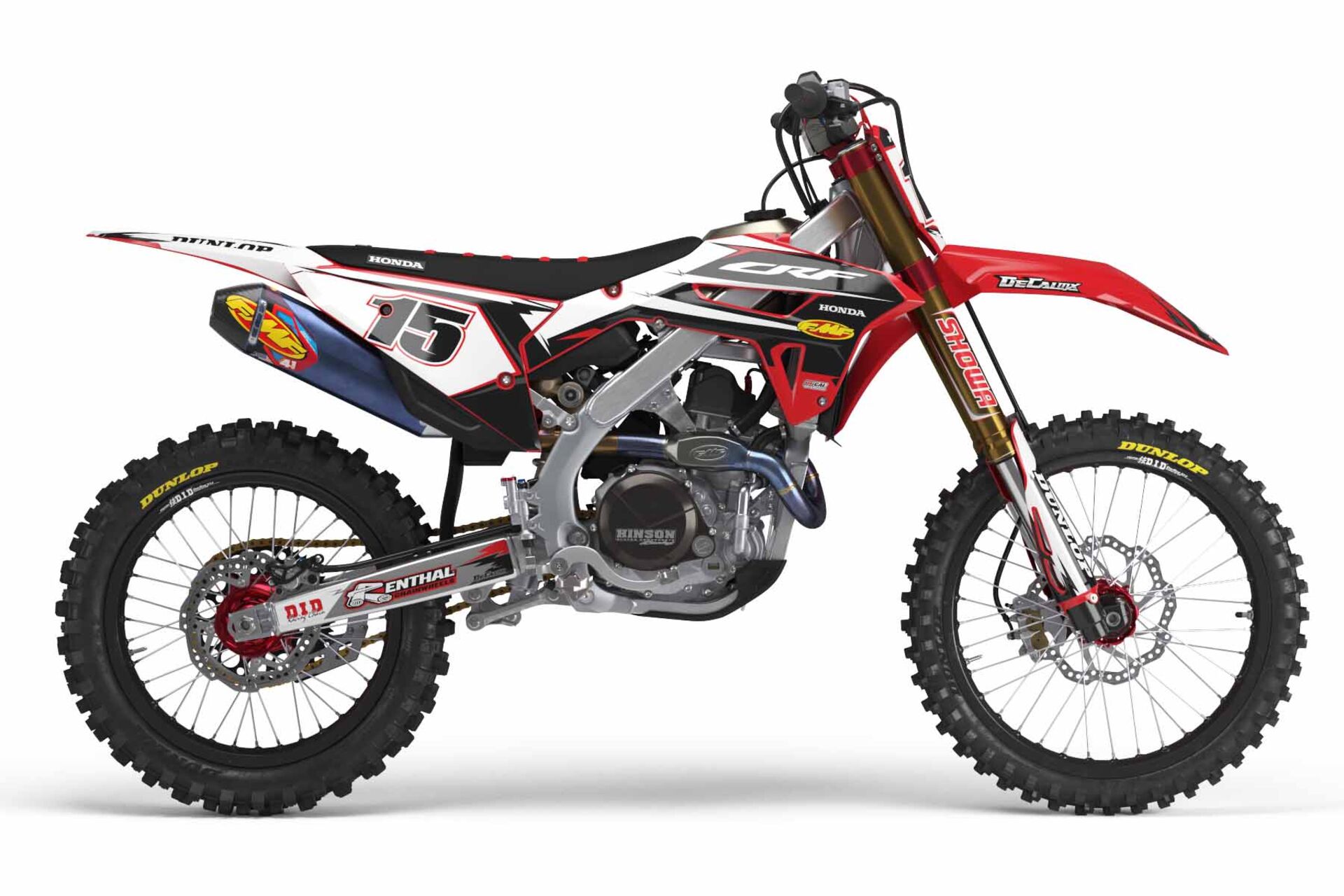 Ready Made Complete Graphics Kit Honda CRF450R 2004 T-15 Series