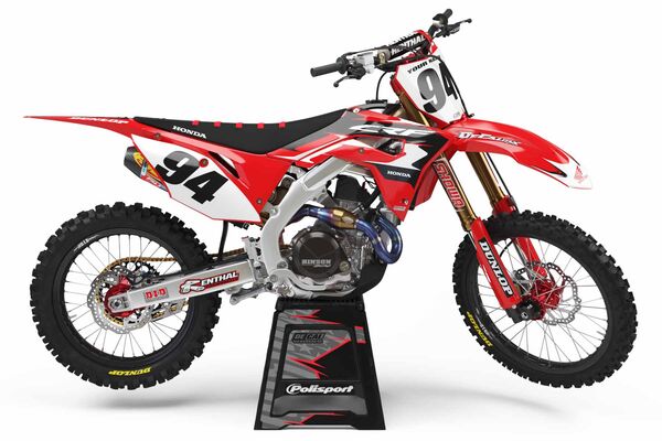Red Garage Sale Complete Graphics Kits for Honda CRF