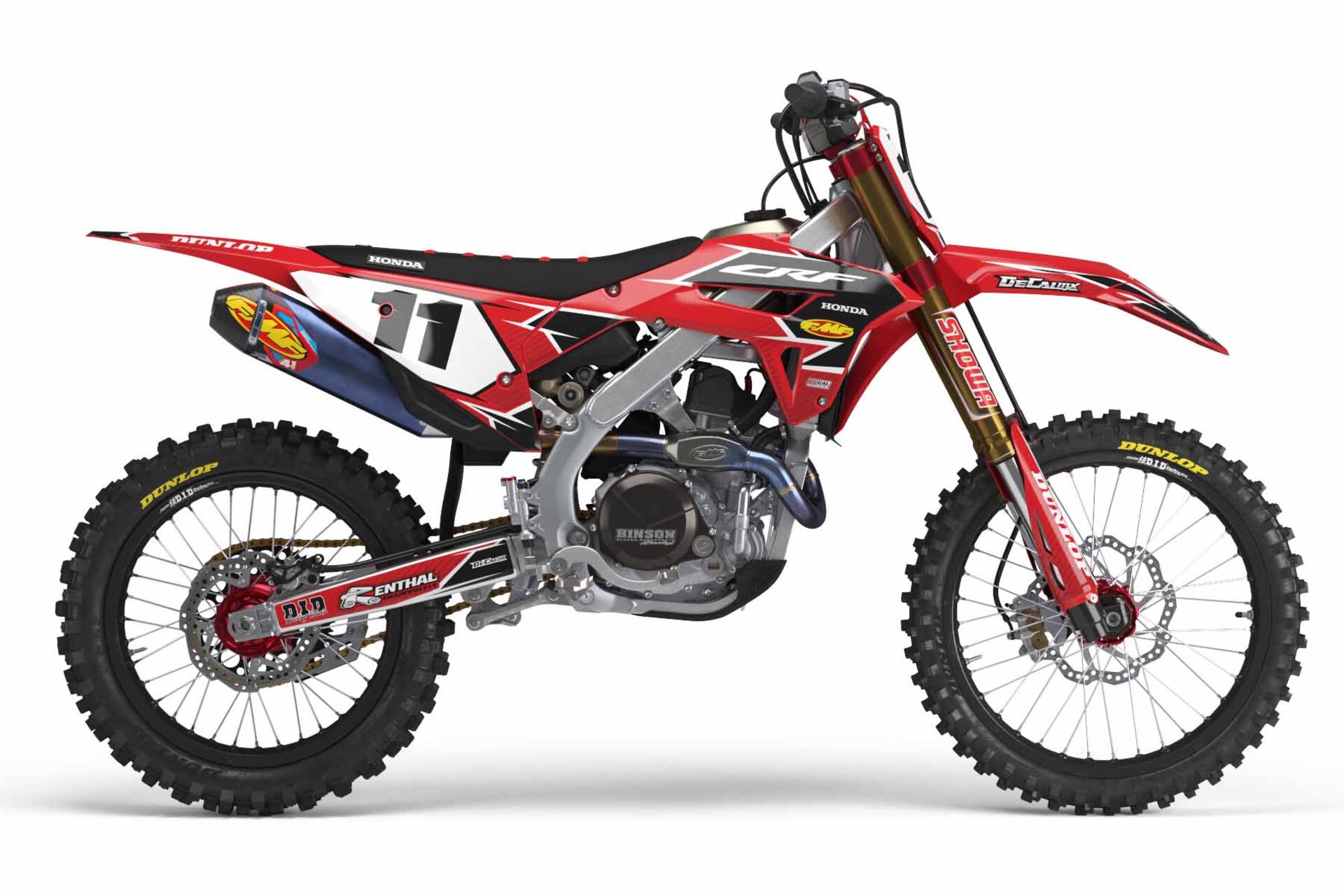 Ready Made Complete Graphics Kit Honda CRF450R 2009 T-11 Series