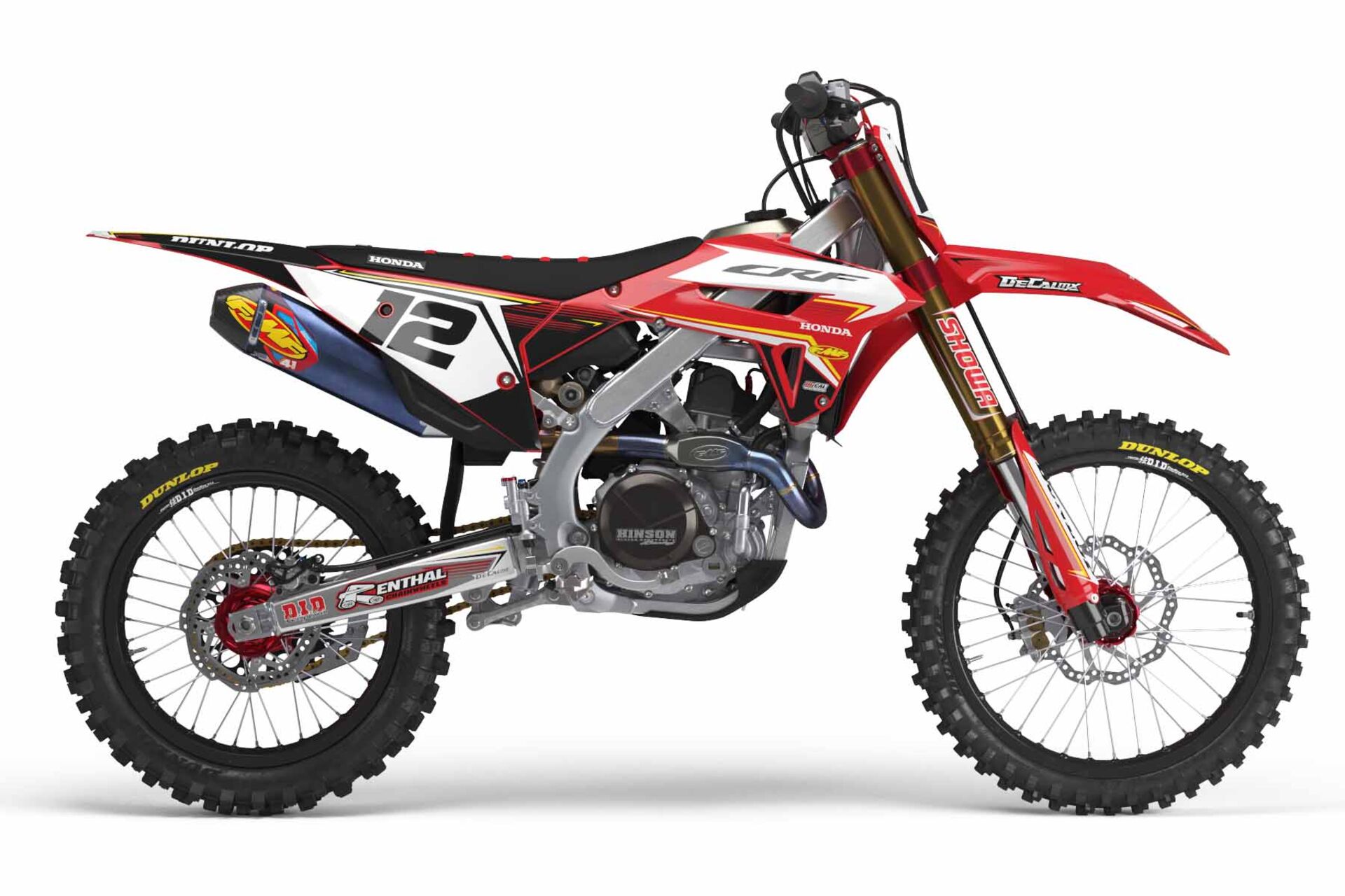 Ready Made Complete Graphics Kit Honda CRF450R 2013 T-12 Series
