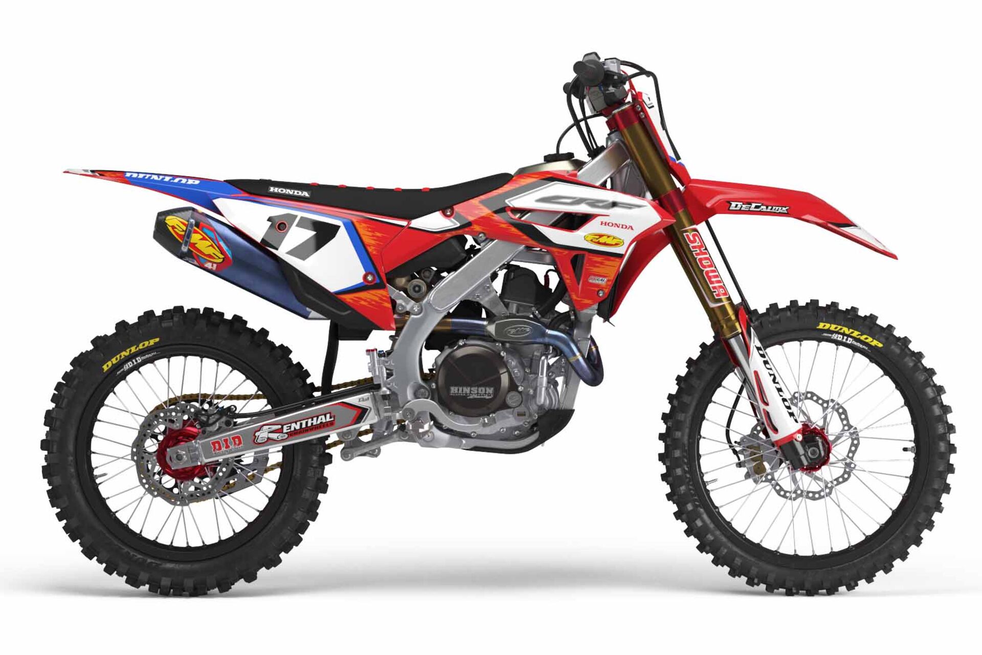 Ready Made Complete Graphics Kit Honda CRF450R 2013 T-17 Series