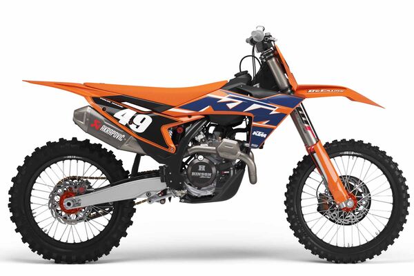 Number Plate Graphics Kit KTM SX85 (2 Stroke) 2006 Bold Series