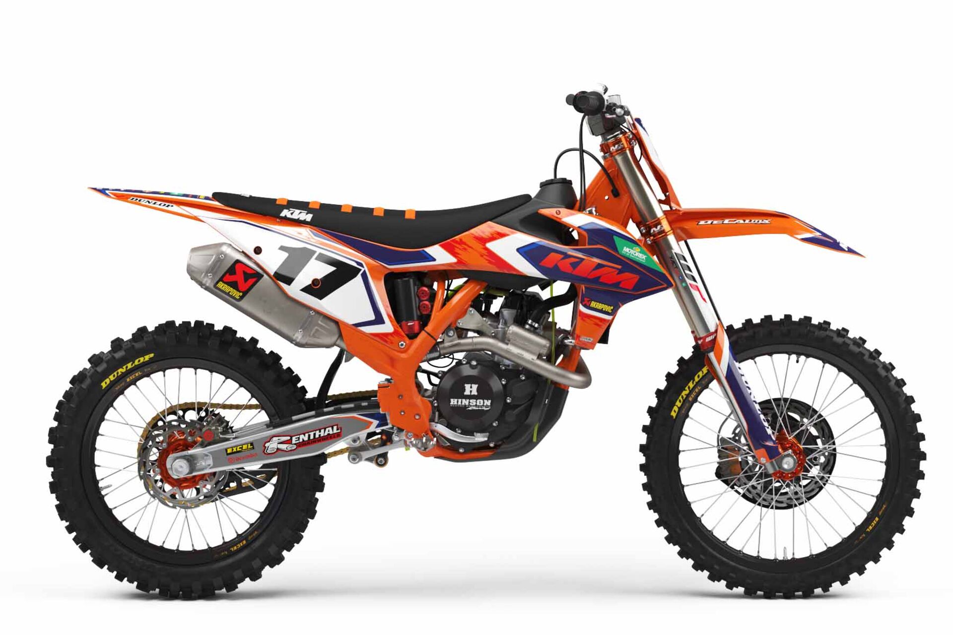 Ready Made Complete Graphics Kit KTM SXF450 2007 T-17 Series