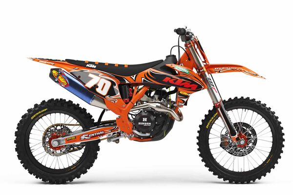 Ready Made Complete Graphics Kit KTM SXF450 2019 T-7 Series