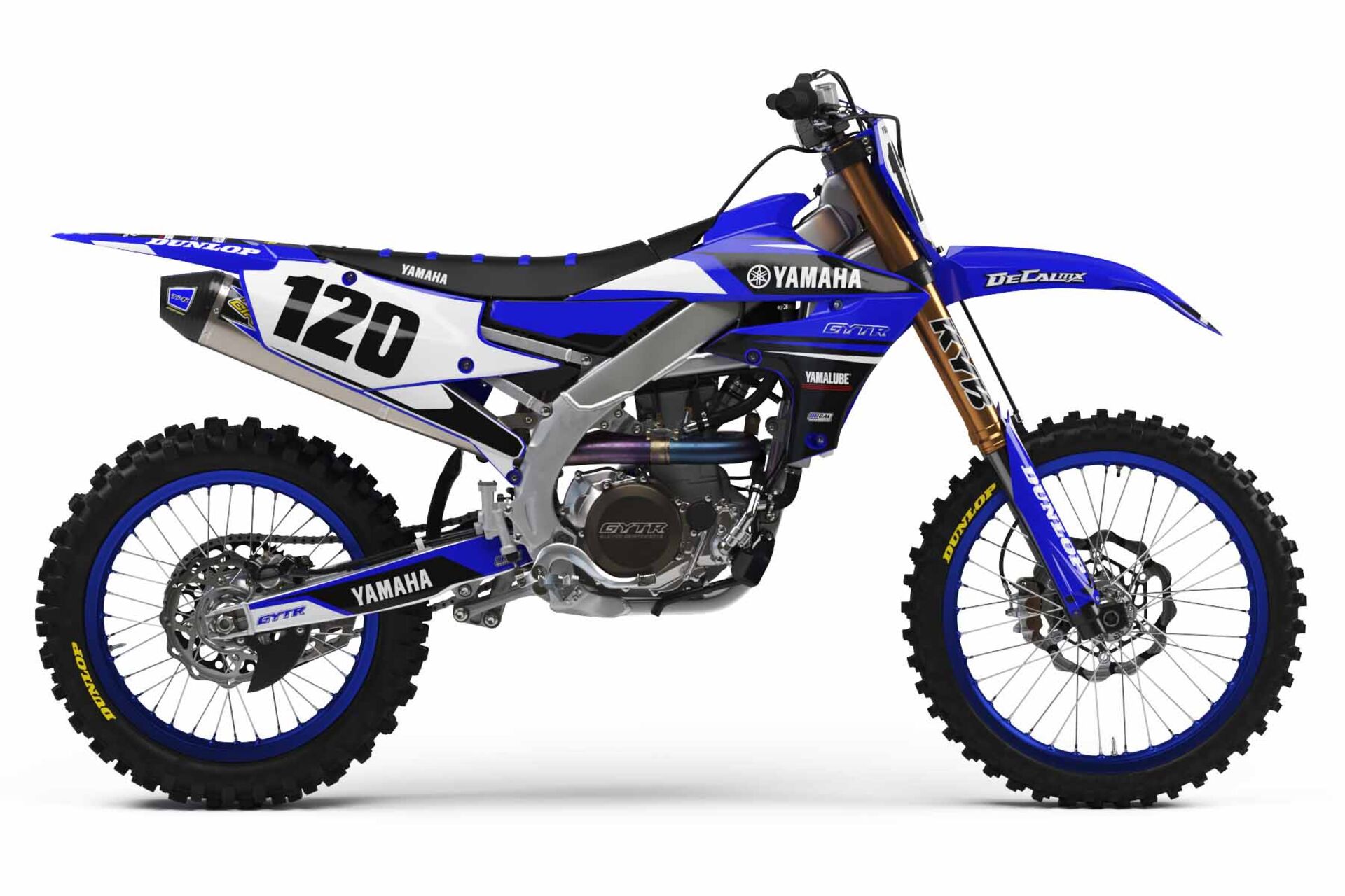 Number Plate Graphics Kit with Airbox Yamaha YZ450F 2006 T-1 Series