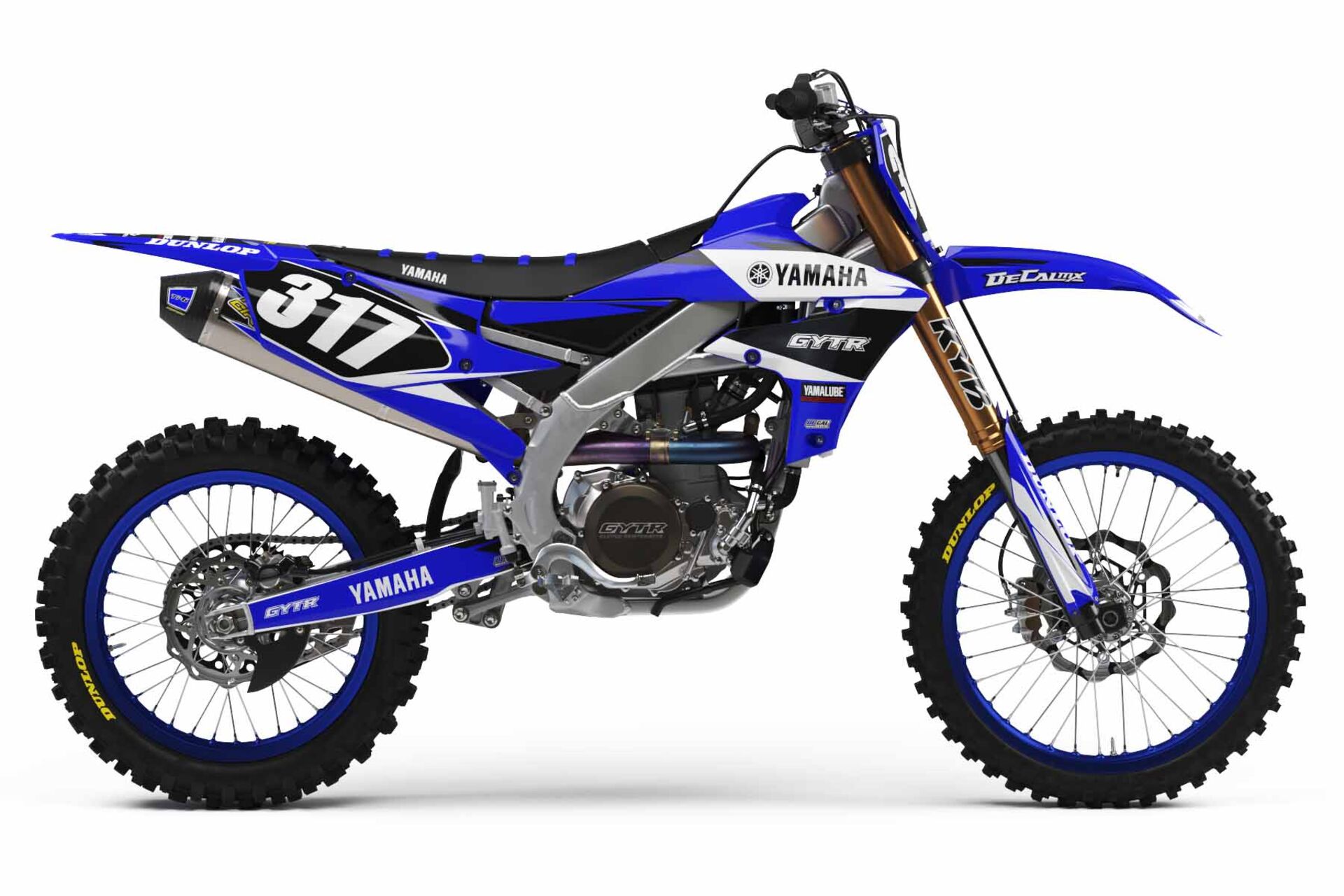 Number Plate Graphics Kit with Airbox Yamaha YZ450F 2006 T-3 Series