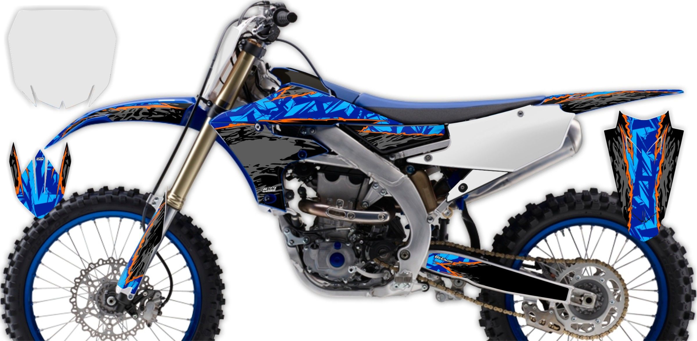 Semi Custom Full Graphics Kit Yamaha YZ450F 2018 T10 Series