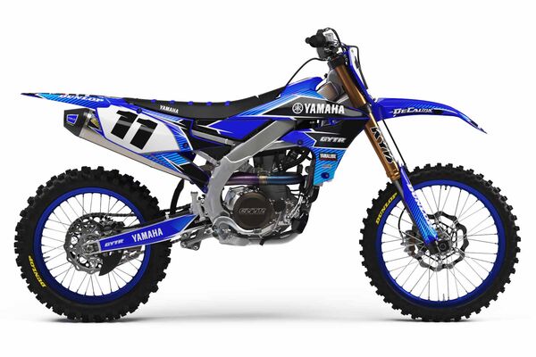 Number Plate Graphics Kit with Airbox Yamaha YZ450F 2018 T-11 Series