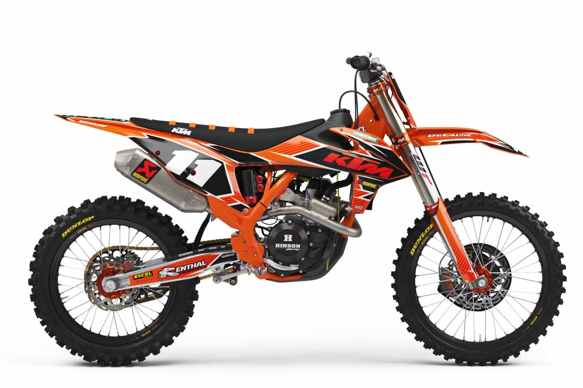 Ready Made Complete Graphics Kit KTM SXF450 2016 T-11 Series
