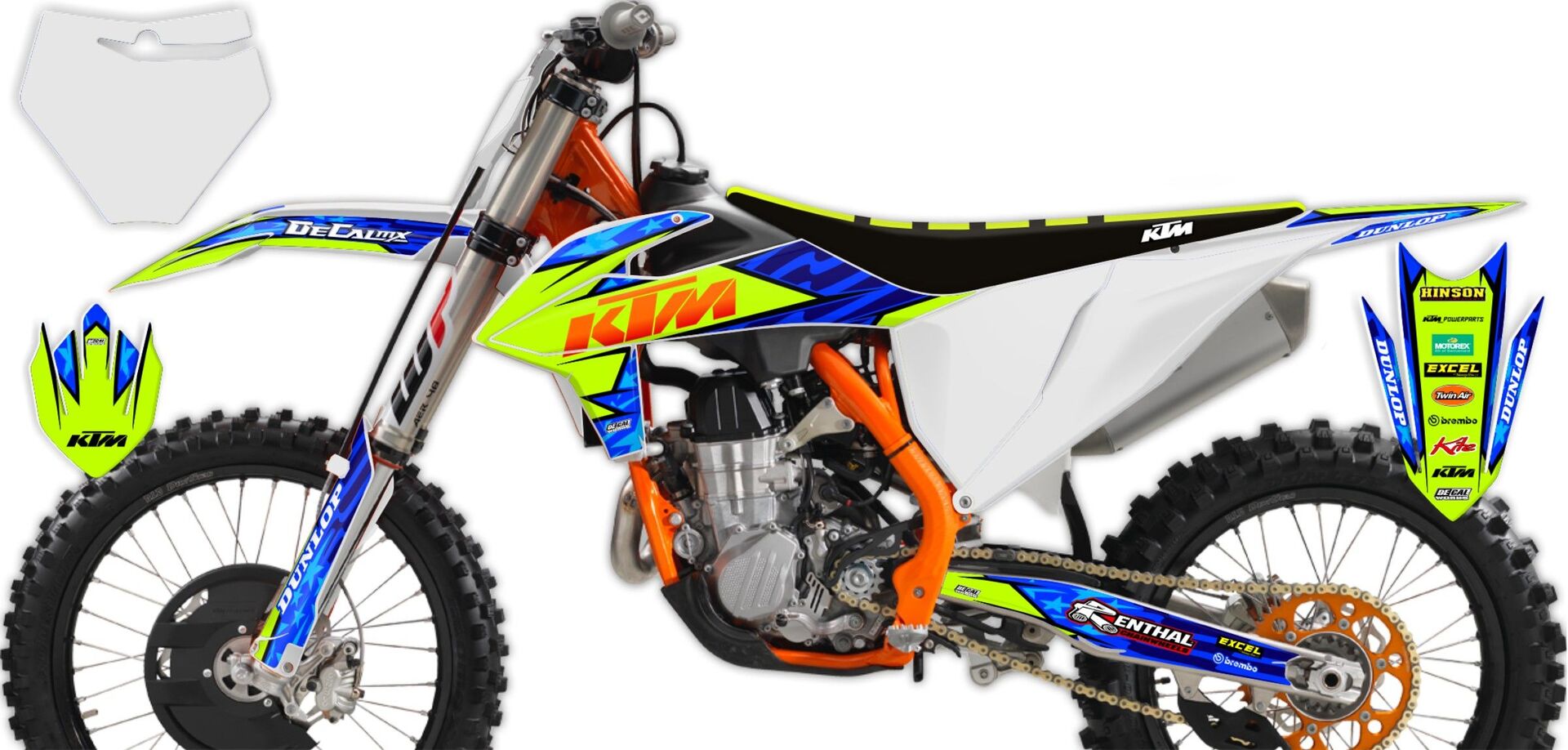 Ready Made Full Graphics Kit KTM SXF450 2019 Stars and Stripes Series